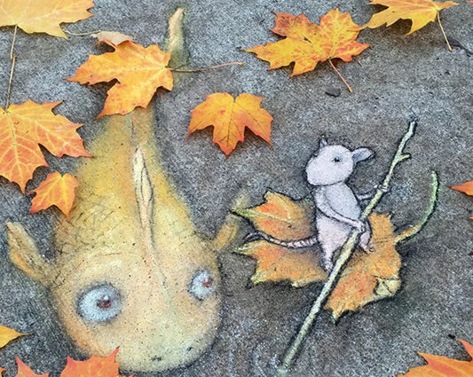 Clever Chalk Art